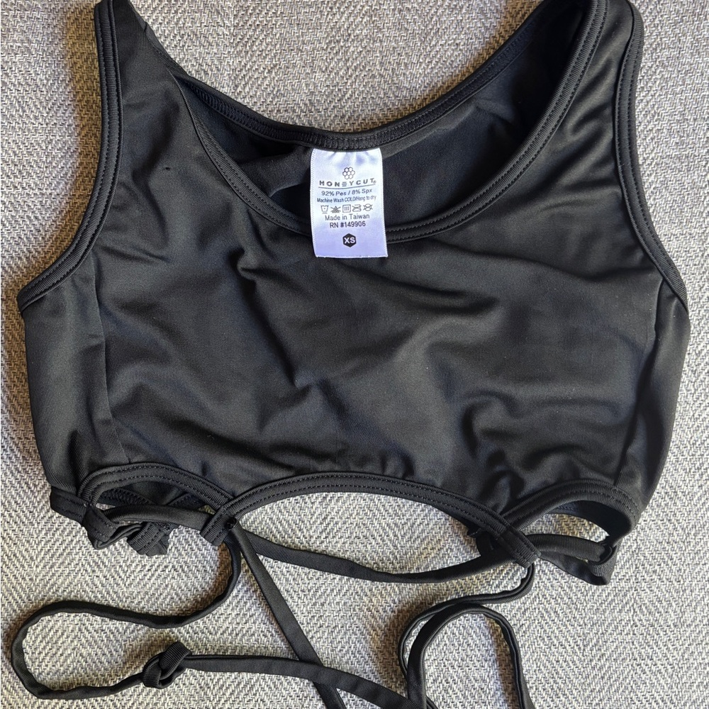 Black Honeycut Top - AXS